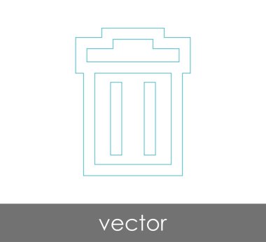 çöp kutusu simgesini