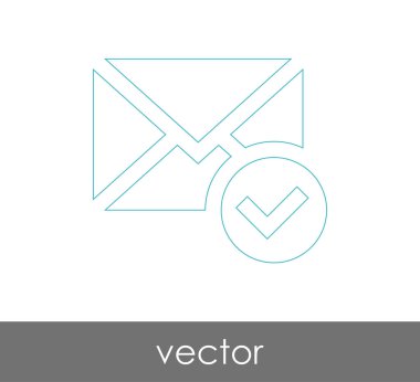 Okuma e-posta simgesi