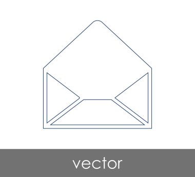Vektör çizim, zarf simgesi, işareti  