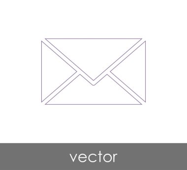 Vektör çizim, zarf simgesi, işareti  