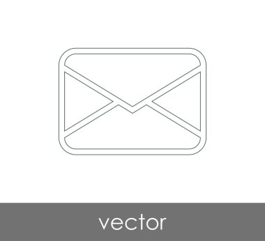 Vektör çizim, zarf simgesi, işareti  