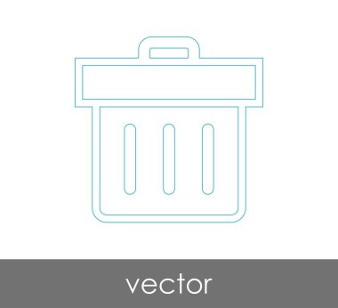 çöp kutusu simgesini