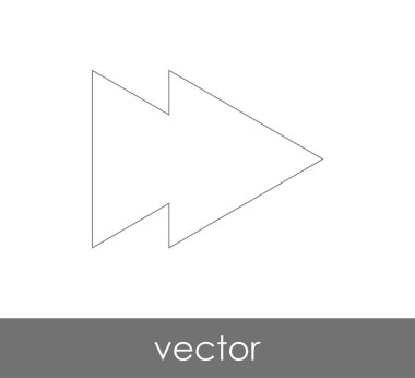 Hızlı ileri simgesi