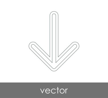 Ok simgesi, vektör çizim indir 