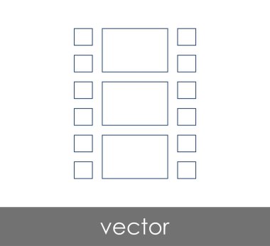 web tasarım ve uygulamalar için film simgesi