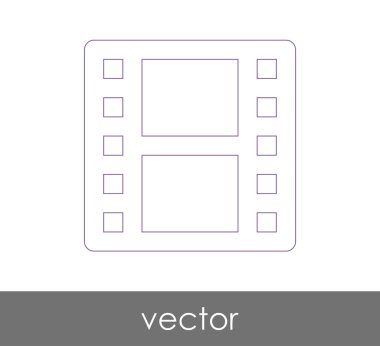 web tasarım ve uygulamalar için film simgesi