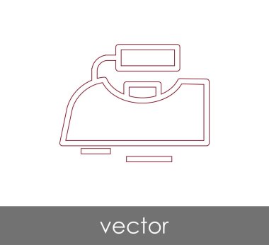 vektör çizim tasarım demir simgesinin