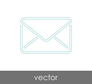 Vektör çizim, zarf simgesi, işareti  