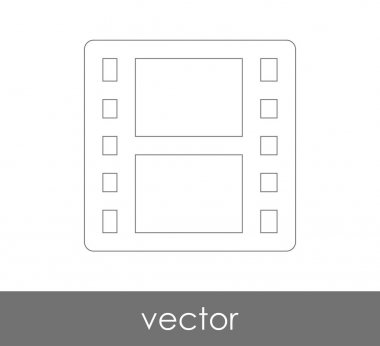 web tasarım ve uygulamalar için film simgesi