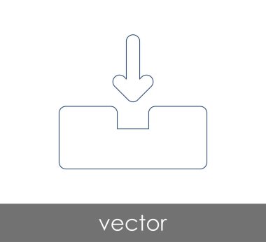vektör çizim tasarım Arşiv simgesinin