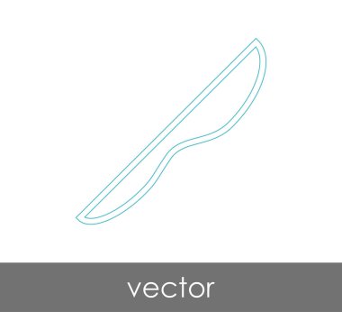 bıçak simgesi tasarım  