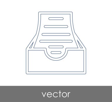 vektör çizim tasarım Arşiv simgesinin