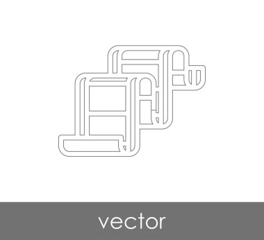 web tasarım ve uygulamalar için film simgesi