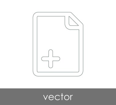 web tasarım ve uygulamalar için belge simgesi