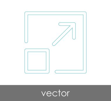 simgesi tasarım, vektör çizim genişletin