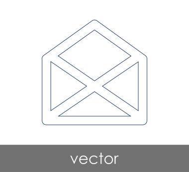 Vektör çizim, zarf simgesi, işareti  