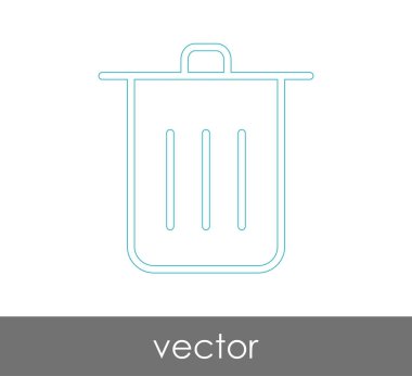 çöp kutusu simgesini