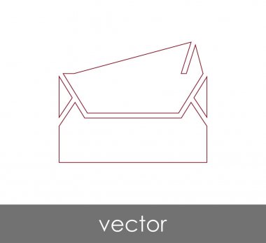 Vektör çizim, zarf simgesi, işareti  