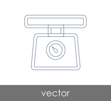 Gıda ölçek simgesi 