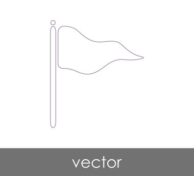 web tasarım ve uygulamalar için bayrak simgesi