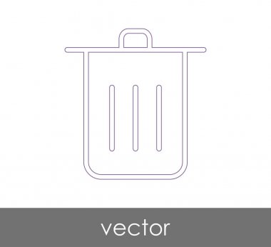 çöp kutusu simgesini