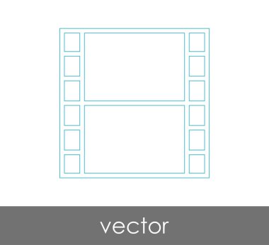 web tasarım ve uygulamalar için film simgesi