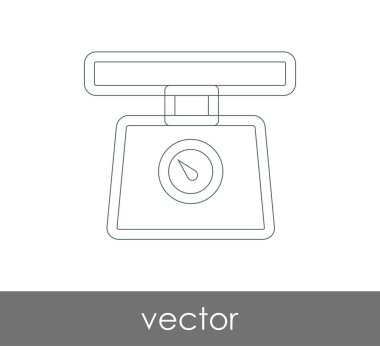 Gıda ölçek simgesi 