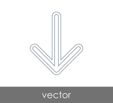 Ok simgesi, vektör çizim indir 