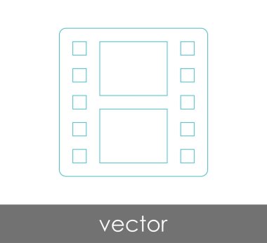 web tasarım ve uygulamalar için film simgesi