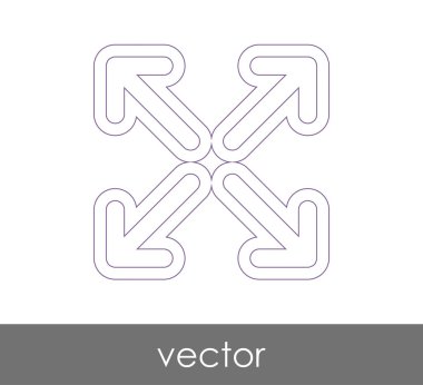 simgesi tasarım, vektör çizim genişletin