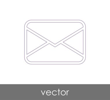 Vektör çizim, zarf simgesi, işareti  