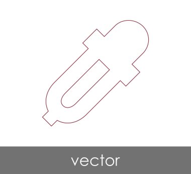 Damlalık tıbbi simge, vektör çizim