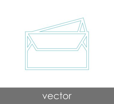 Vektör çizim, zarf simgesi, işareti  
