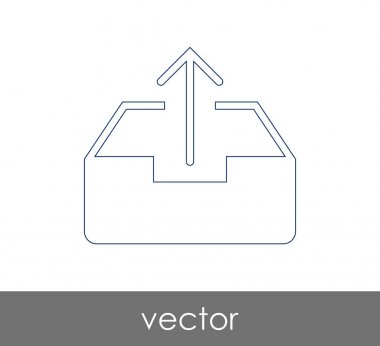 vektör çizim tasarım Arşiv simgesinin
