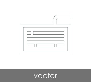 klavye simgesini tasarımını