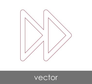 Hızlı ileri simgesi