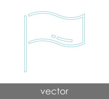 web tasarım ve uygulamalar için bayrak simgesi