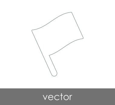 web tasarım ve uygulamaları, vektör çizim için bayrak simgesi