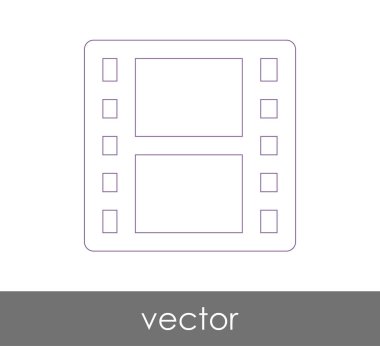 web tasarım ve uygulamalar için film simgesi