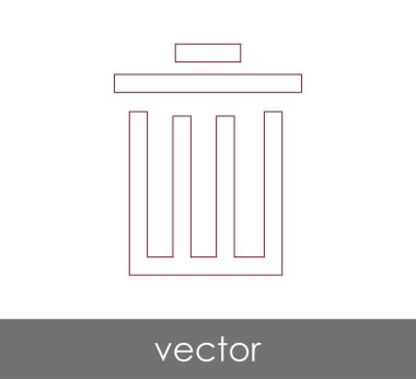 çöp kutusu simgesini