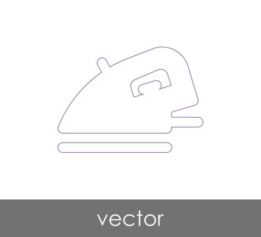 vektör çizim tasarım demir simgesinin