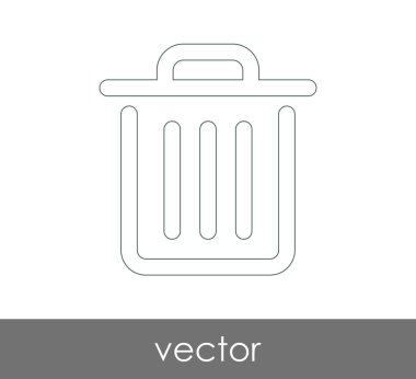 çöp kutusu simgesini