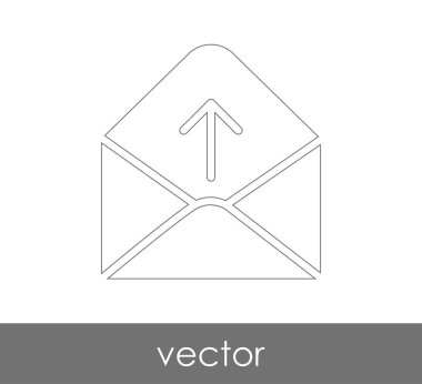 Vektör çizim, zarf simgesi, işareti  