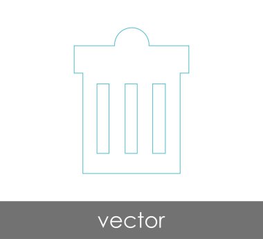 çöp kutusu simgesini