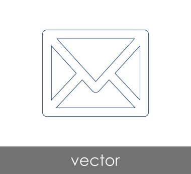 Vektör çizim, zarf simgesi, işareti  