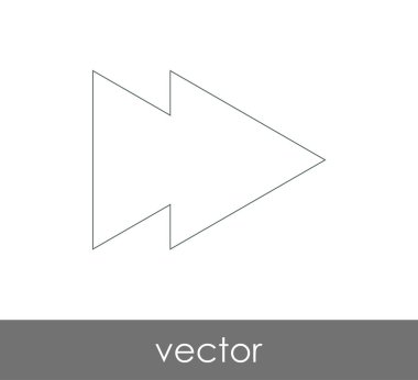 Hızlı ileri simgesi