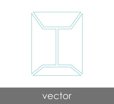 Vektör çizim, zarf simgesi, işareti  