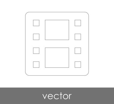 web tasarım ve uygulamalar için film simgesi