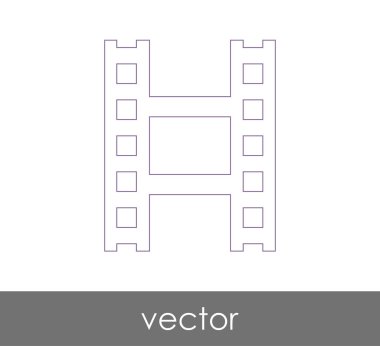 web tasarım ve uygulamalar için film simgesi