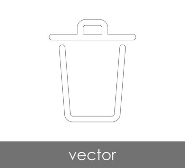 çöp kutusu simgesini